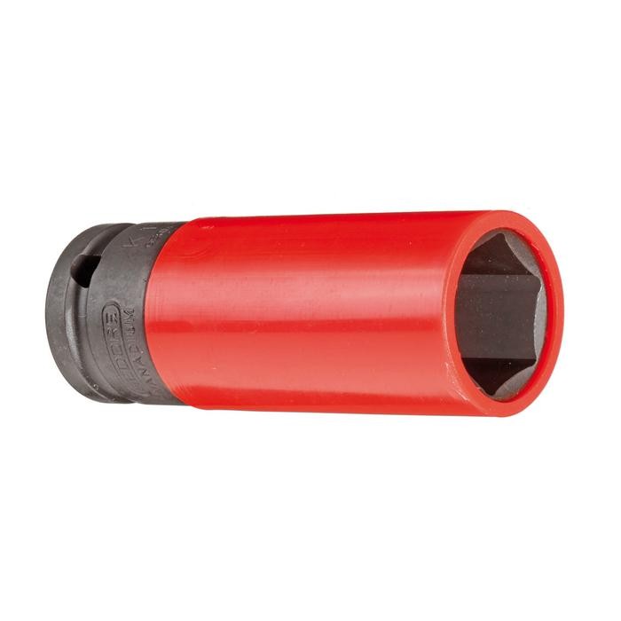GEDORE Impact socket 1/2&quot; with protective sleeve, 21 mm (2178230)