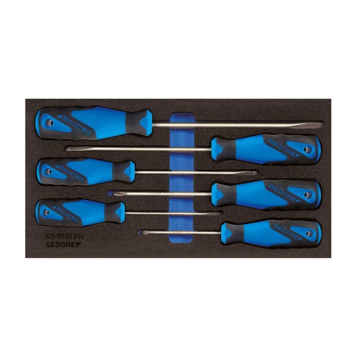 GEDORE Screwdriver set in Check-Tool-Module (2309130)