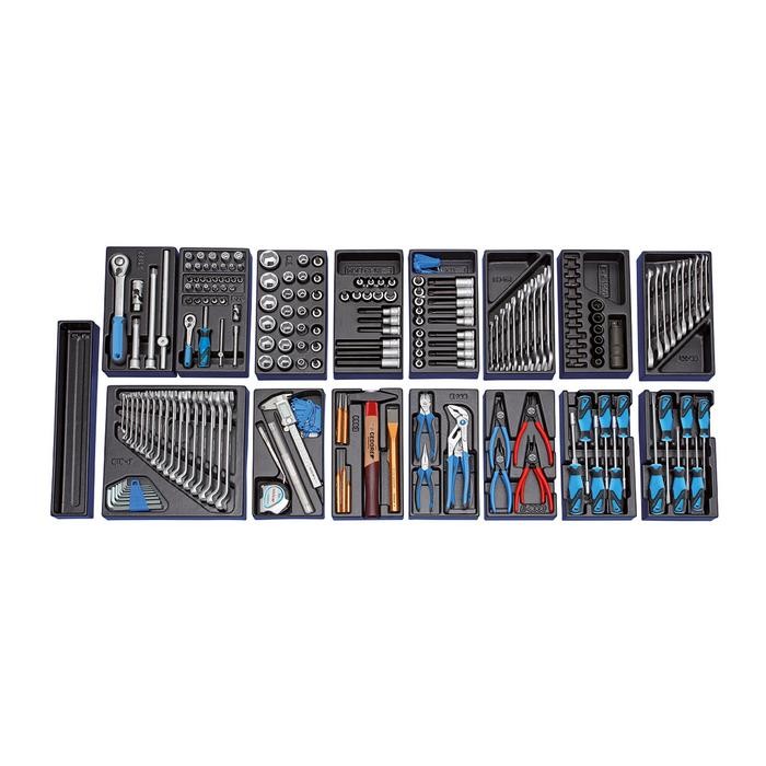 GEDORE Trolley with 207-piece tool assortment (2657708)