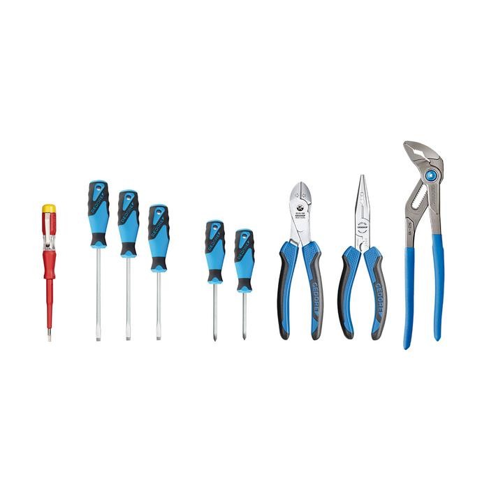 GEDORE Pliers/screwdriver assortment for tool board ET-1100 W (2836211)