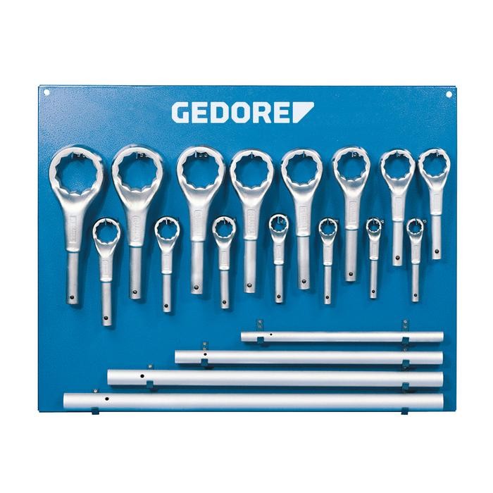 GEDORE Single ended ring spanner set 19 pcs 24-85 mm (6049250)