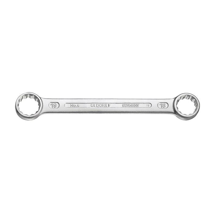 GEDORE 6054920 Flat ring spanner straight 4 19x22, size 19 x 22 mm