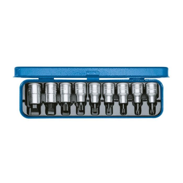 GEDORE Screwdriver bit socket set 1/2" 9 pcs IS-PH-XZN (6150050)