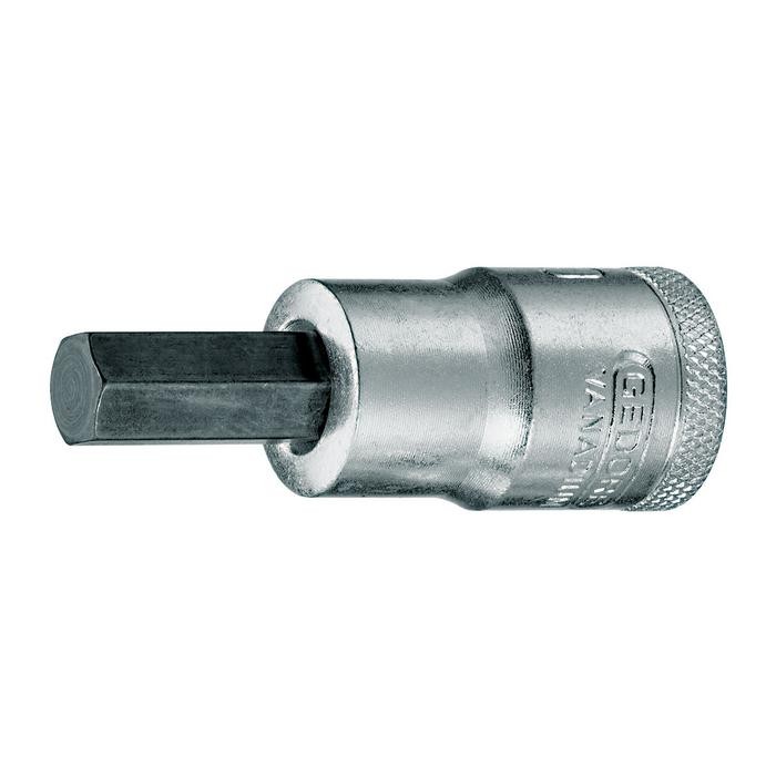 GEDORE Screwdriver bit socket 1/2&quot; in-hex 10 mm (6153740)