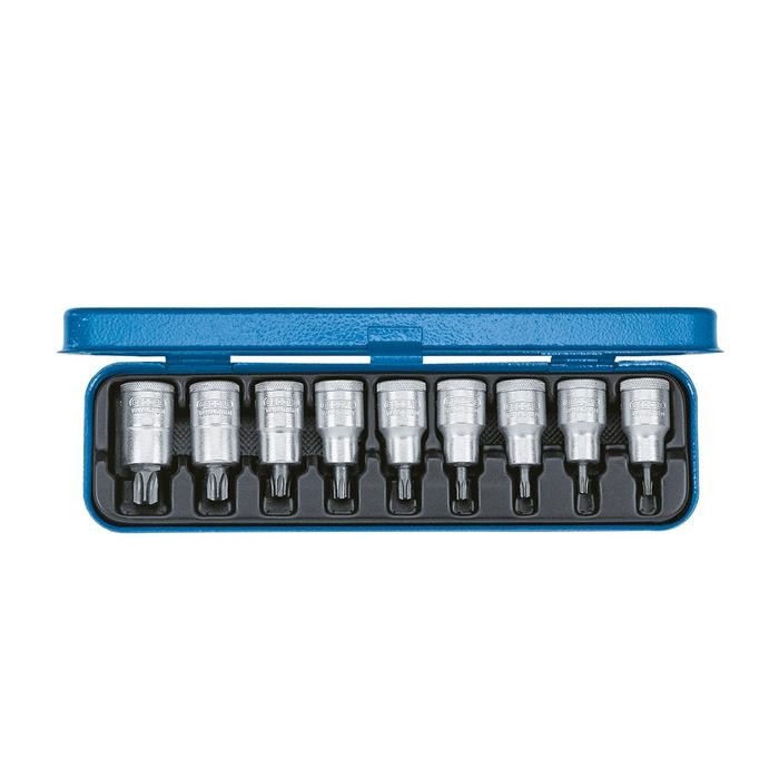 GEDORE Screwdriver bit socket set 1/2" 9 pcs TORX T20-60 (6158970)