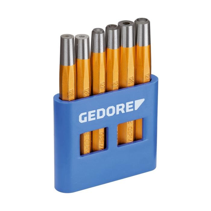 GEDORE Set of rivetting setters and snap dies 6 pieces (8773600)