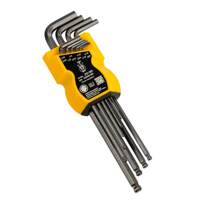 KUKKO 215-001 Offset screwdriver with ball head in TURNUS clip