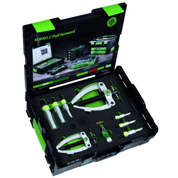 KUKKO 25-A Ball bearing extraction set with counter support