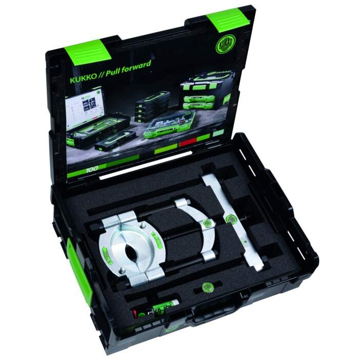 KUKKO 17-B Separating fixture set with quick-clamping pressure spindle