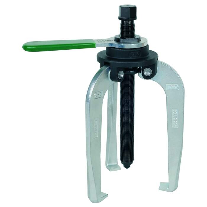 KUKKO 12-3 3-arm puller "Alligator" with fixed puller legs and slip-off protection