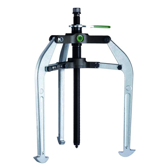 KUKKO 12-5 3-arm puller with pre-adjustable puller hooks for internal and external pull-offs