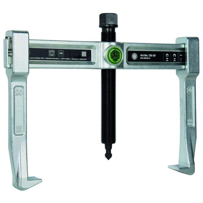 KUKKO 120-20 2-arm universal puller "VARIO" with spring-loaded end lock
