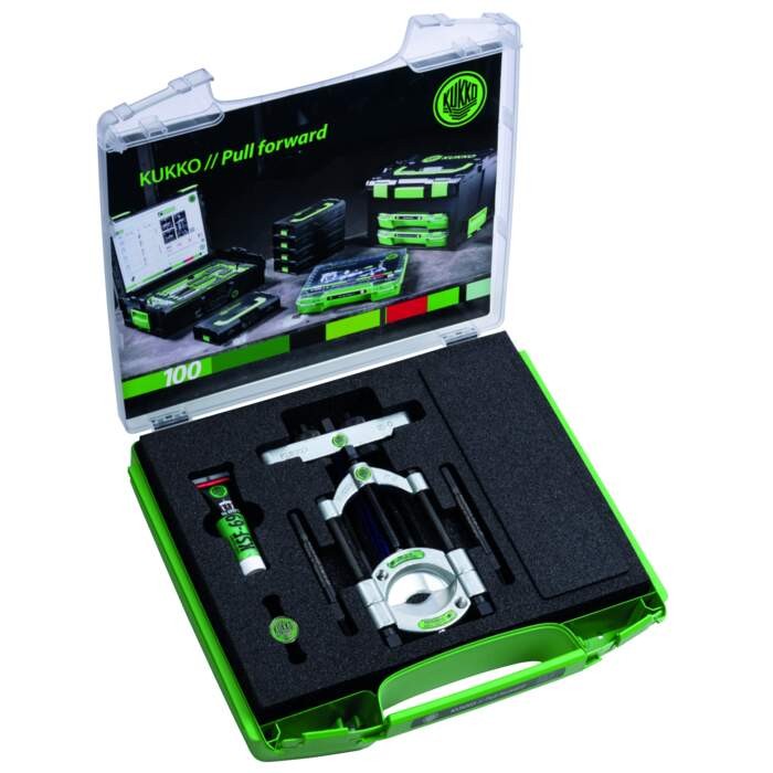 KUKKO 17-K Separating fixture set with quick-clamping pressure spindle