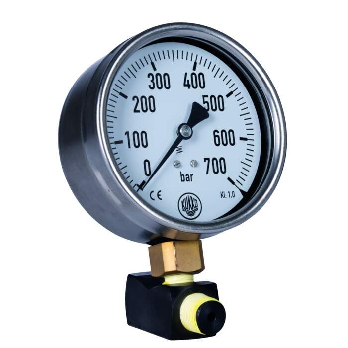 KUKKO YM-235 700 bar pressure gauge