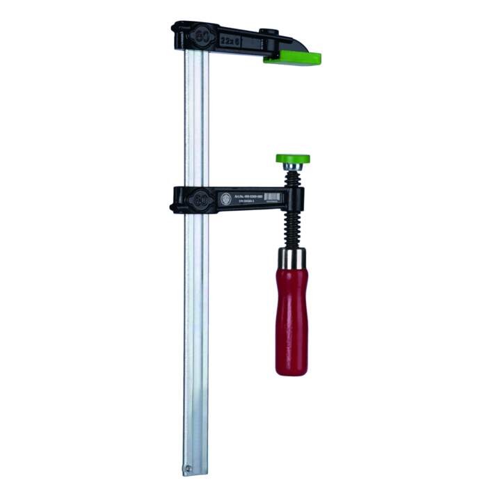 KUKKO 490-0300-080 Malleable cast iron screw clamps VIRIDIS with wooden handle