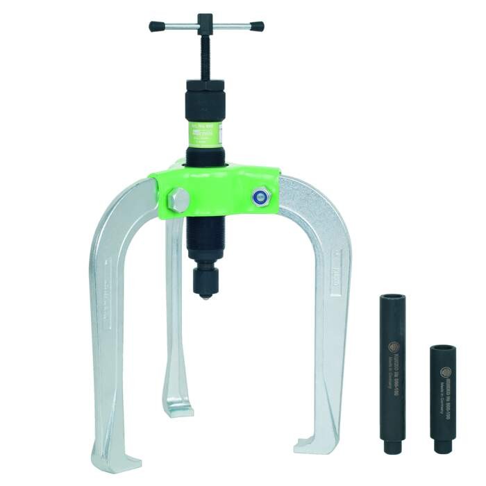KUKKO 845-4-B Handy, 3-arm pullers with power-transmitting, self-centring puller legs and grease-hydraulic spindle