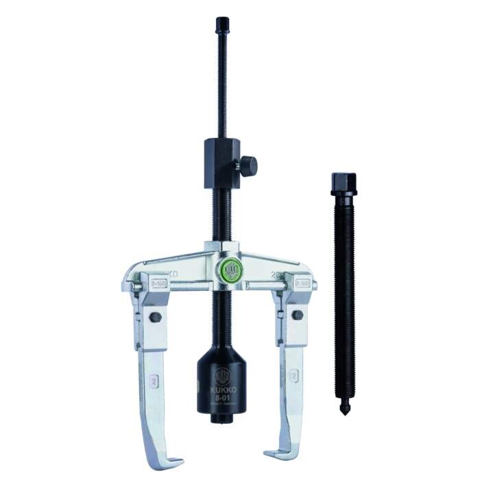 KUKKO 20-2-B 2-arm universal puller with adjustable puller hooks and grease-hydraulic spindle
