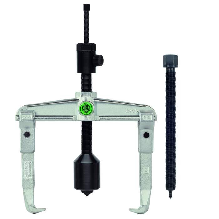 KUKKO 20-20-B 2-arm universal puller with adjustable puller hooks and grease-hydraulic spindle