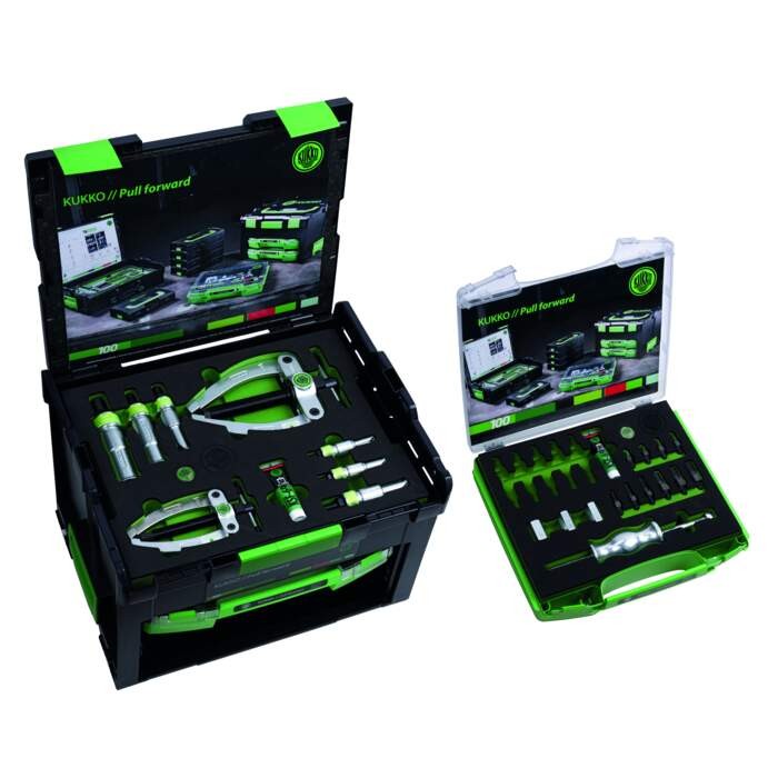 KUKKO 28-C Sliding hammer and counter support set