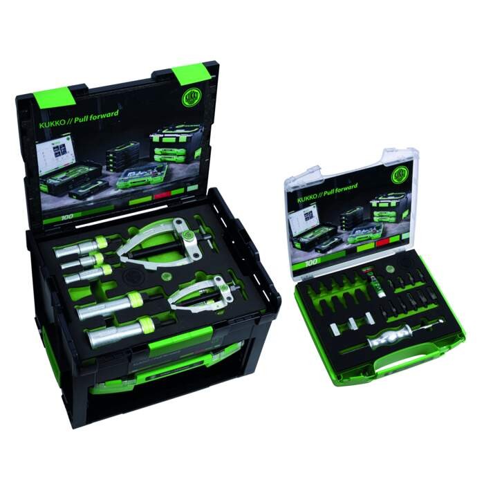 KUKKO 28-D Sliding hammer and counter support set