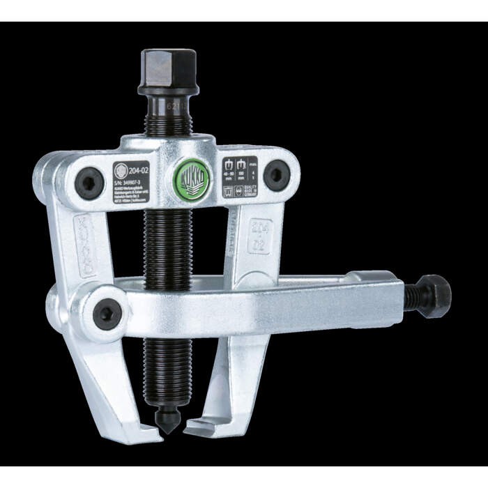 KUKKO 204-02 2-arm bearing puller "Cobra" with side clamp and separating claw
