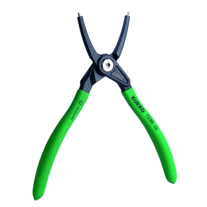 KUKKO 729K-J2 Circlip pliers for inner rings, straight
