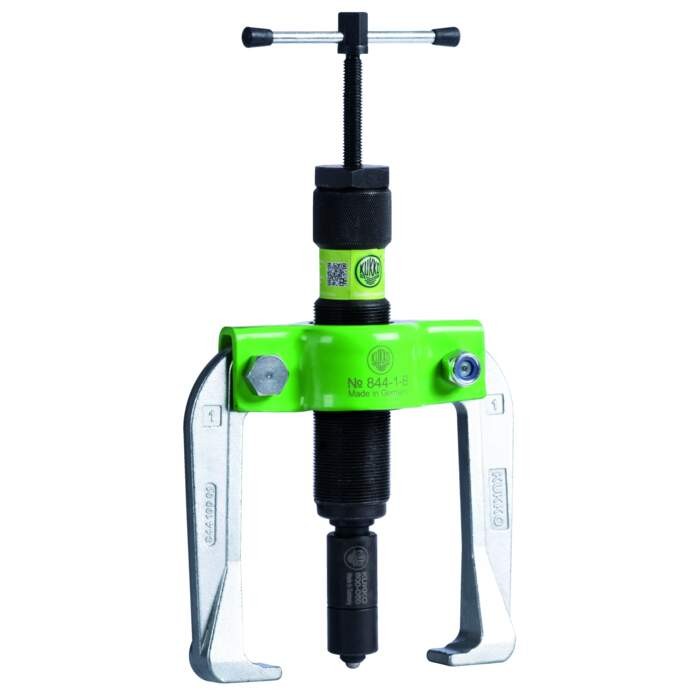KUKKO 844-1-B Handy, 2-arm pullers with power-transmitting, self-centring puller legs and grease-hydraulic spindle