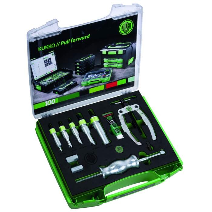 KUKKO K-22-A-M Ball bearing extraction set with counter support and slide hammer