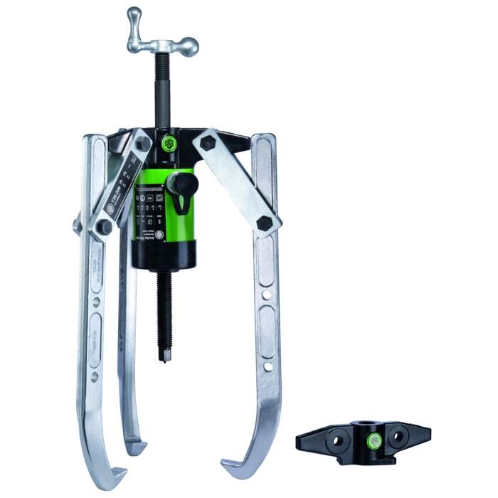 KUKKO Y28-206 Hydraulic, 2- and 3-arm pullers with adjustable clamping depth and hydraulic hollow piston cylinder for pump drive (high tractive force up to 45 t) 
