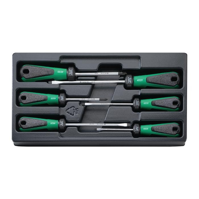 Stahlwille SET OF DRALL SCREWDRIVERS WITH 3-COMPONENT HANDLE 4891