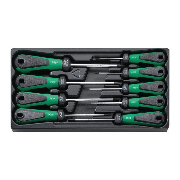 Stahlwille SET OF TORX SCREWDRIVERS WITH 3-COMPONENT HANDLE 4899
