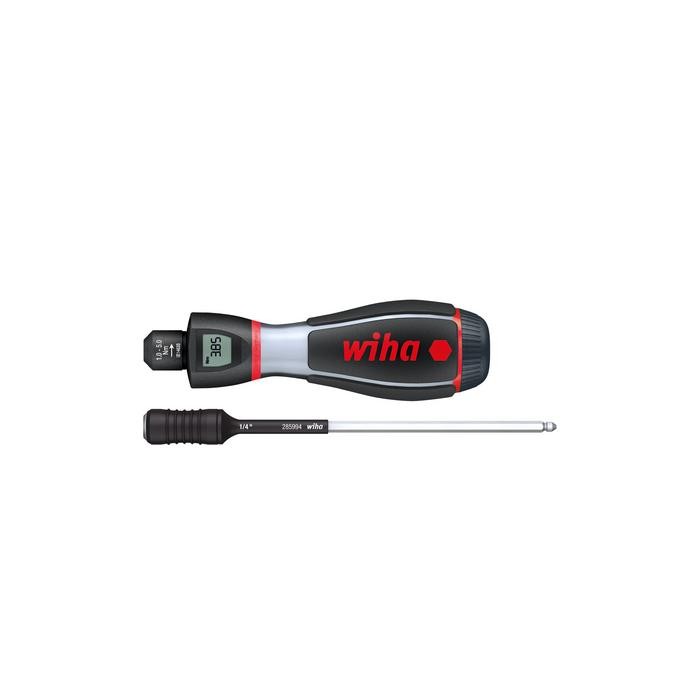 Wiha Torque screwdriver iTorque® with digital scale (36887) 0,8-3,0 Nm, 7-26 in.Ibs, 4 mm