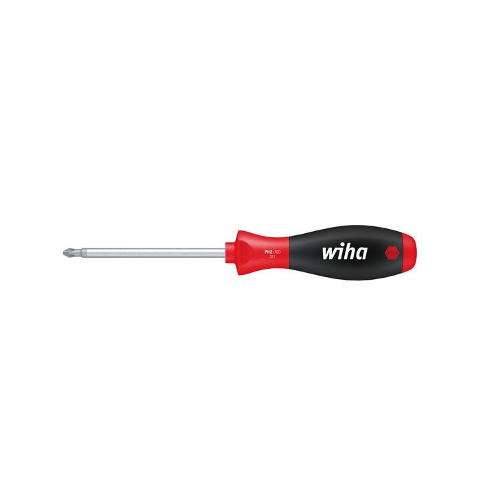 Wiha Screwdriver SoftFinish® Phillips with round blade (43382) PH0 x 60 mm