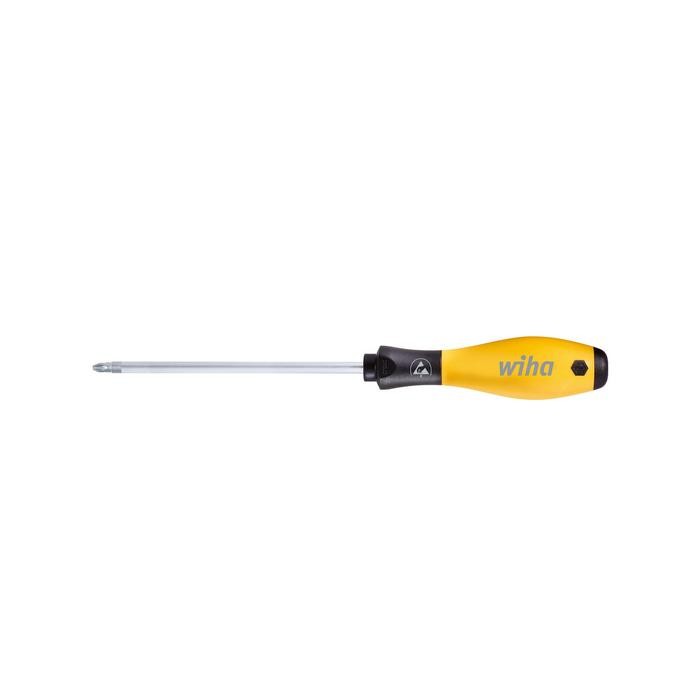 Wiha Screwdriver SoftFinish® ESD Pozidriv (26928) PZ0 x 60 mm