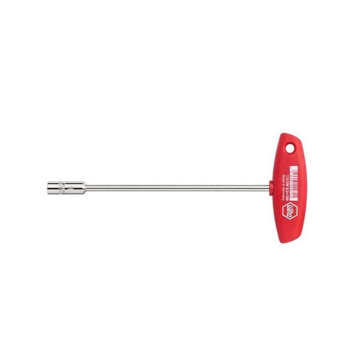 Wiha Nut driver with T-handle Hexagon brilliant nickel-plated (00965)