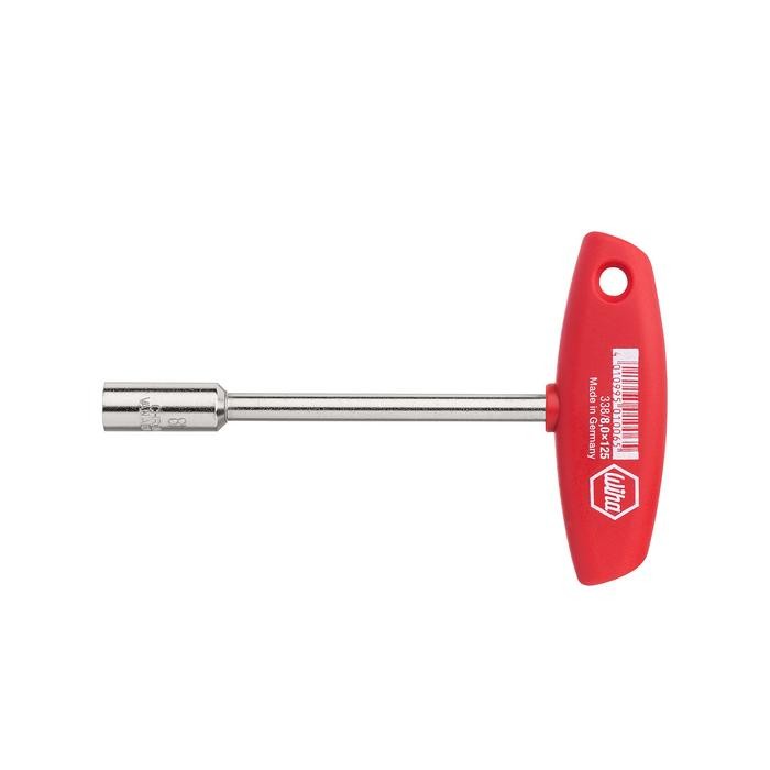 Wiha Nut driver with T-handle Square nickel-plated (01005)