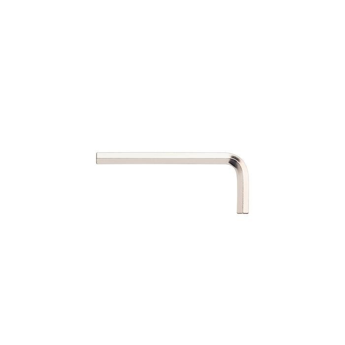 Wiha L-keys Hex, inch design short, brilliant nickel-plated (01184)
