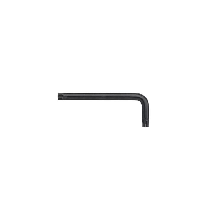 Wiha L-keys TORX® Tamper Resistant (with hole), short, black oxidised (24107)