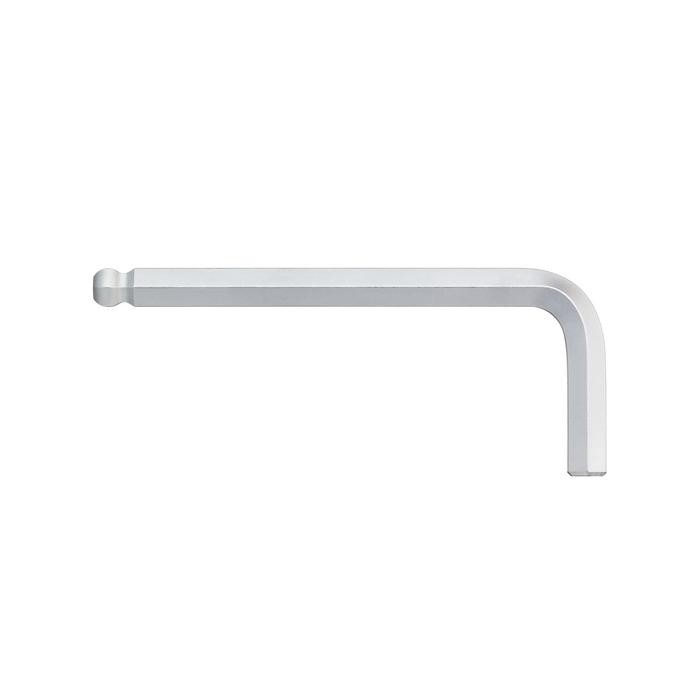 Wiha Ball end hex L-key, short Hexagonal ball end, short, matt chrome-plated (40401)
