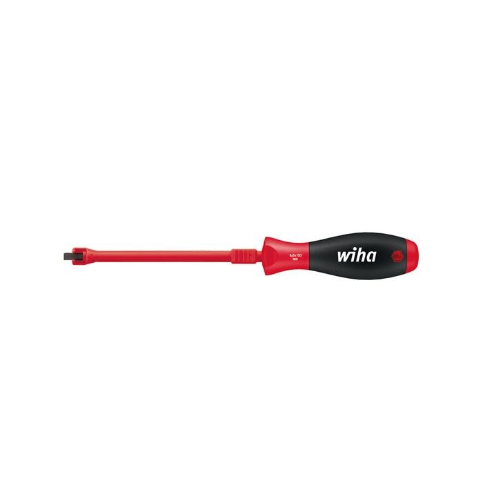 Wiha Screwdriver SoftFinish® Slotted with fixing function (32867) 2,5 mm x 75 mm