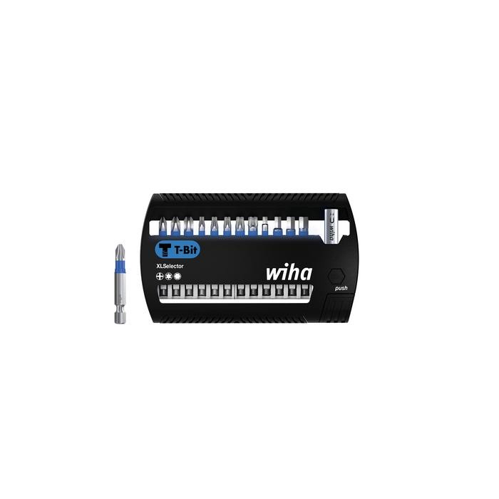 Wiha XLSelector T bit set, 50 mm Phillips, TORX®, hex 13-pcs. 1/4" (41831)