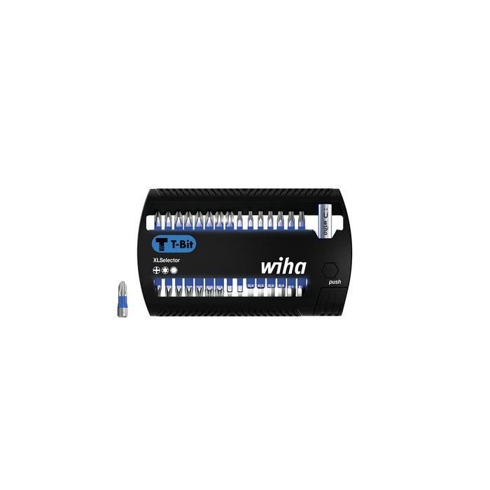 Wiha XLSelector T bit set, 25 mm Phillips, TORX®, hex 31-pcs. 1/4" (41830)