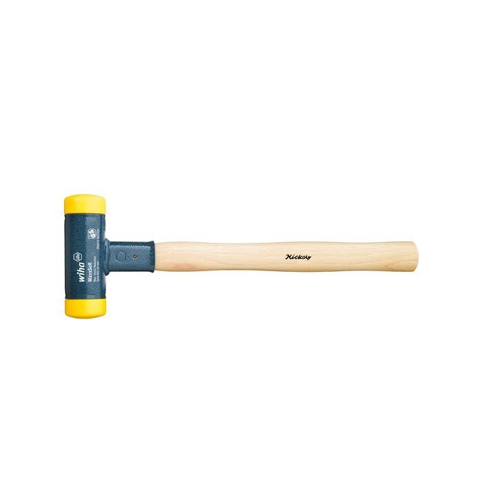 Wiha Soft-faced hammer dead-blow with hickory wooden handle, round hammer face (02094)