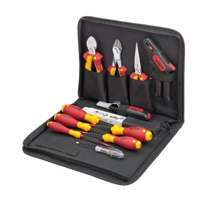 Wiha Tool set electrician Mixed, 12-pcs. in tool pouch (36389)