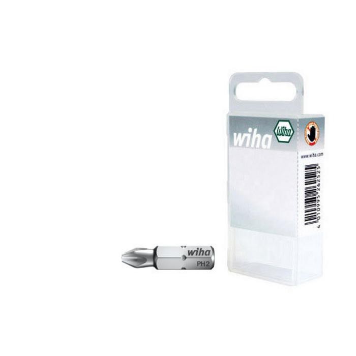 Wiha Bit set Standard 25 mm Phillips (PH1), 3-pcs. in box, 1/4" (07855)