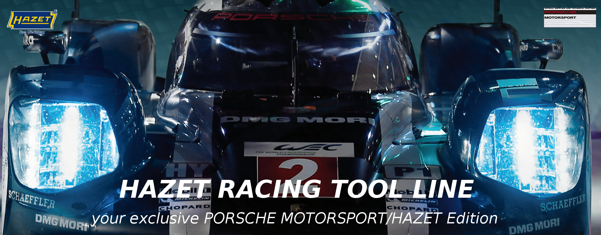 HAZET PORSCHE Motorsport Racing tool line
