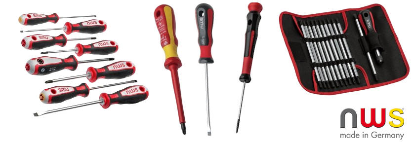 Screwdriver and sets